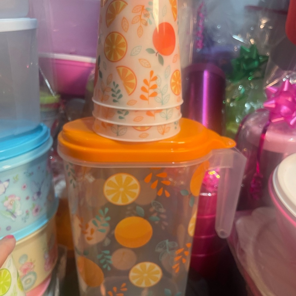 Colorful Citrus Print Kitchen Set